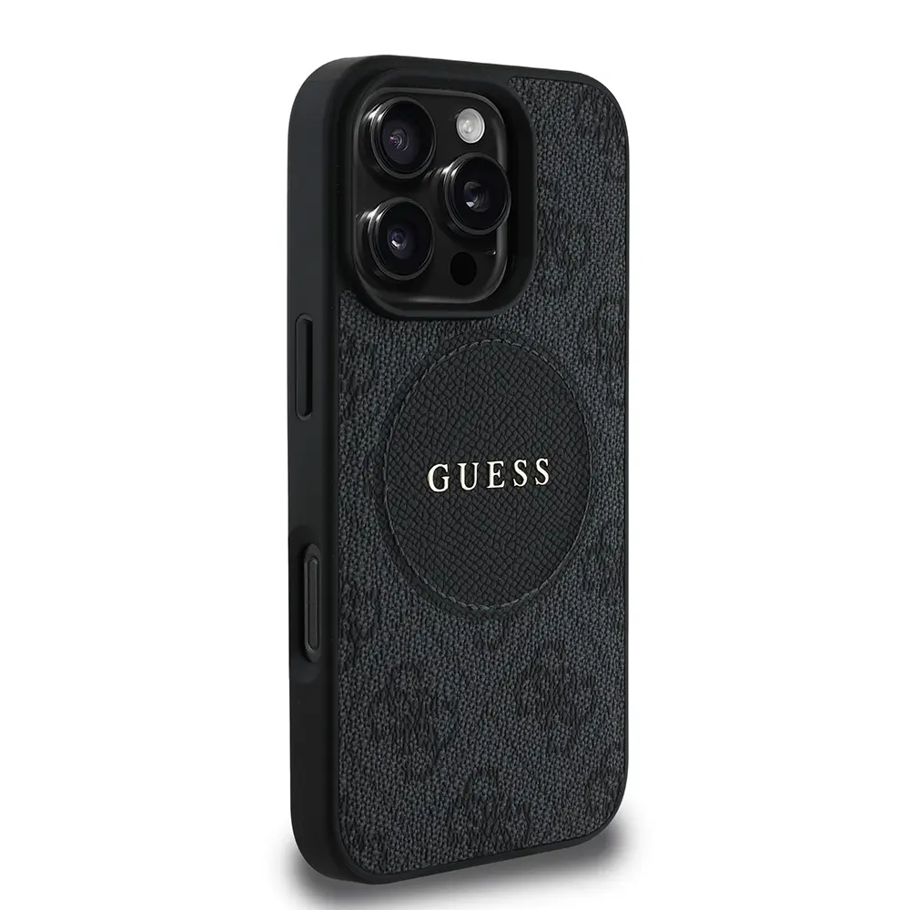 iPhone 16 Pro MagSafe Uyumlu Kılıf - Guess Circle Classic