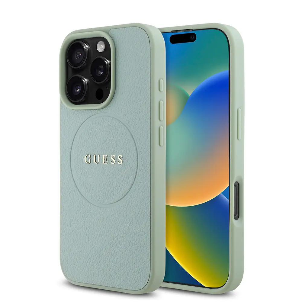 iPhone 16 Pro MagSafe Uyumlu Lisanslı Kılıf - Guess Grained