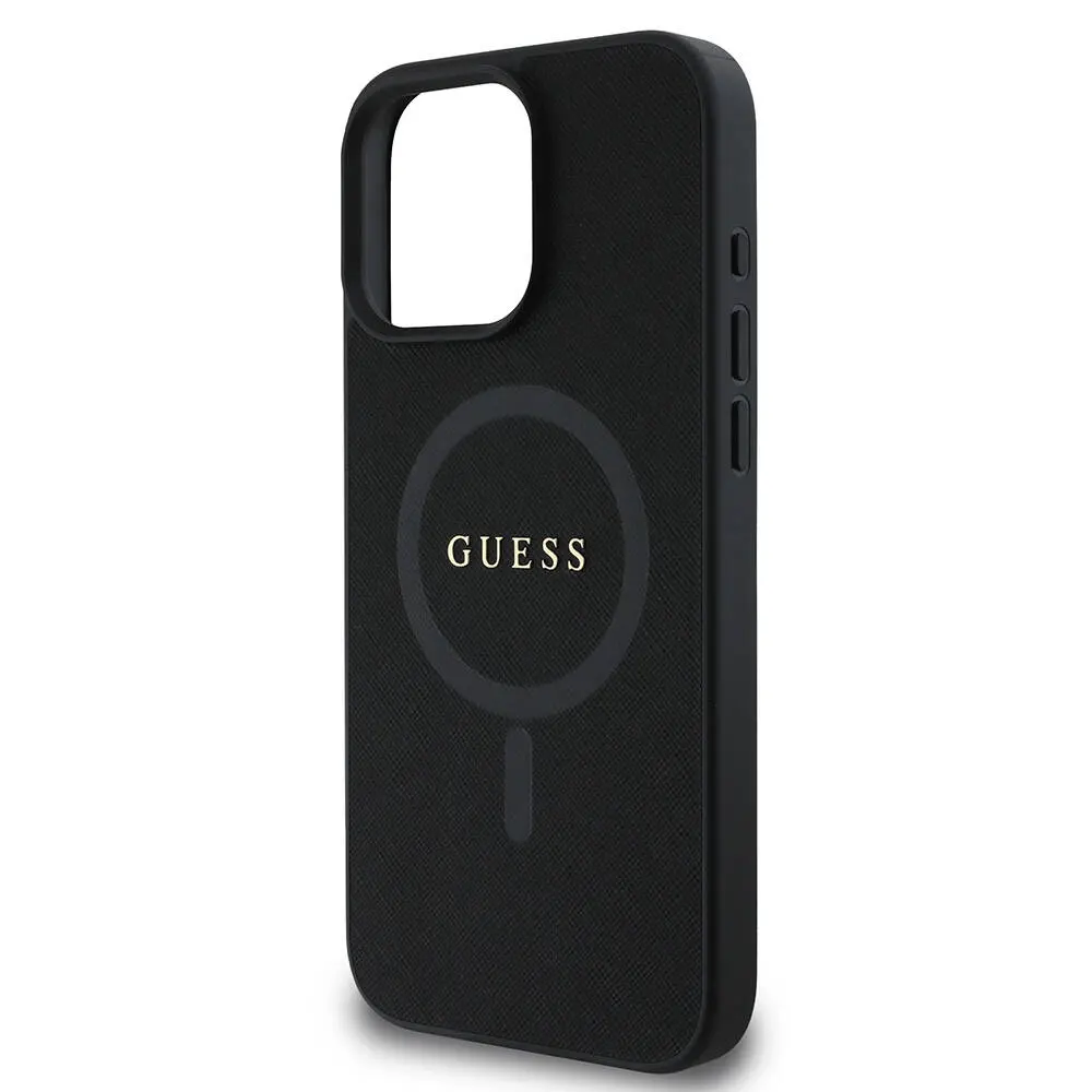 iPhone 16 Pro MagSafe Uyumlu Saffiano Kılıf - Guess Classic