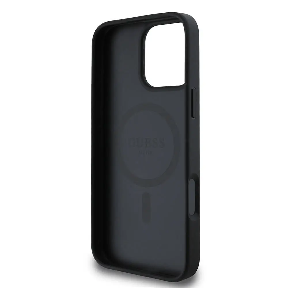 iPhone 16 Pro MagSafe Uyumlu Saffiano Kılıf - Guess Classic
