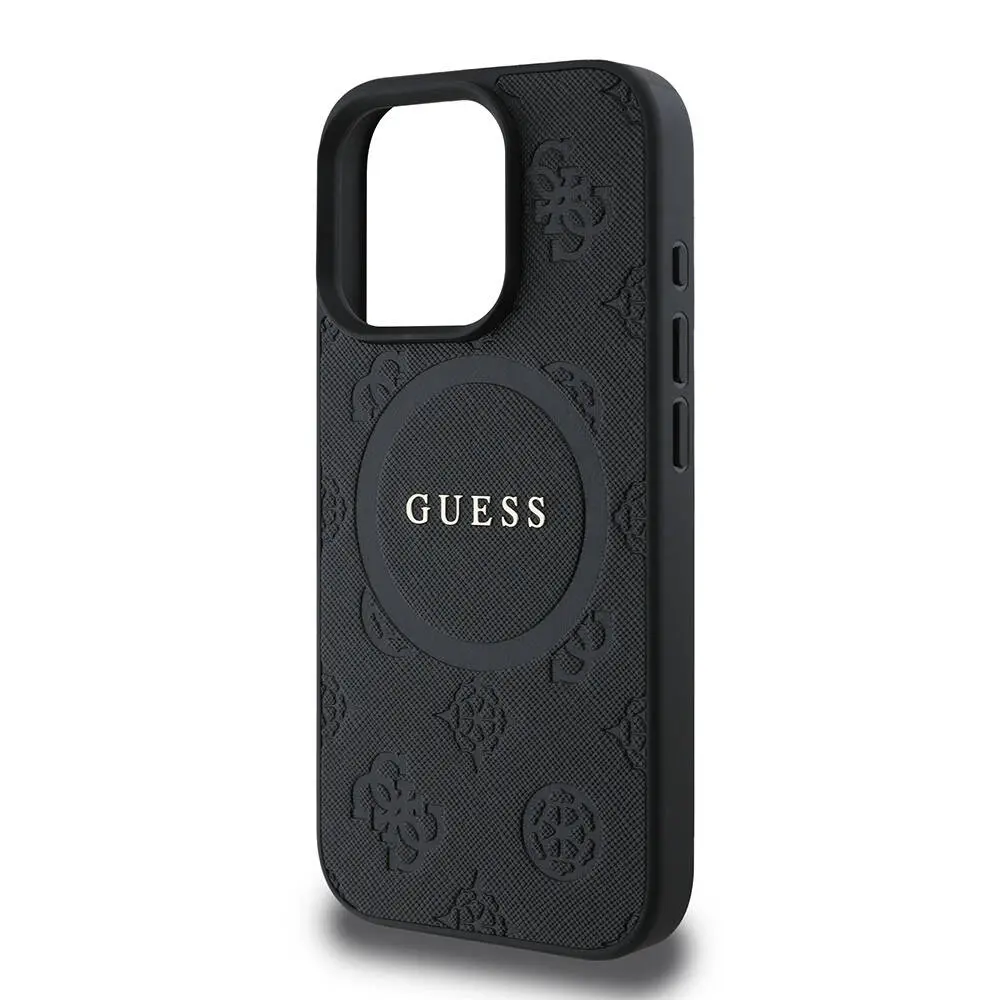iPhone 16 Pro MagSafe Uyumlu Kılıf - Guess Saffiano Peony