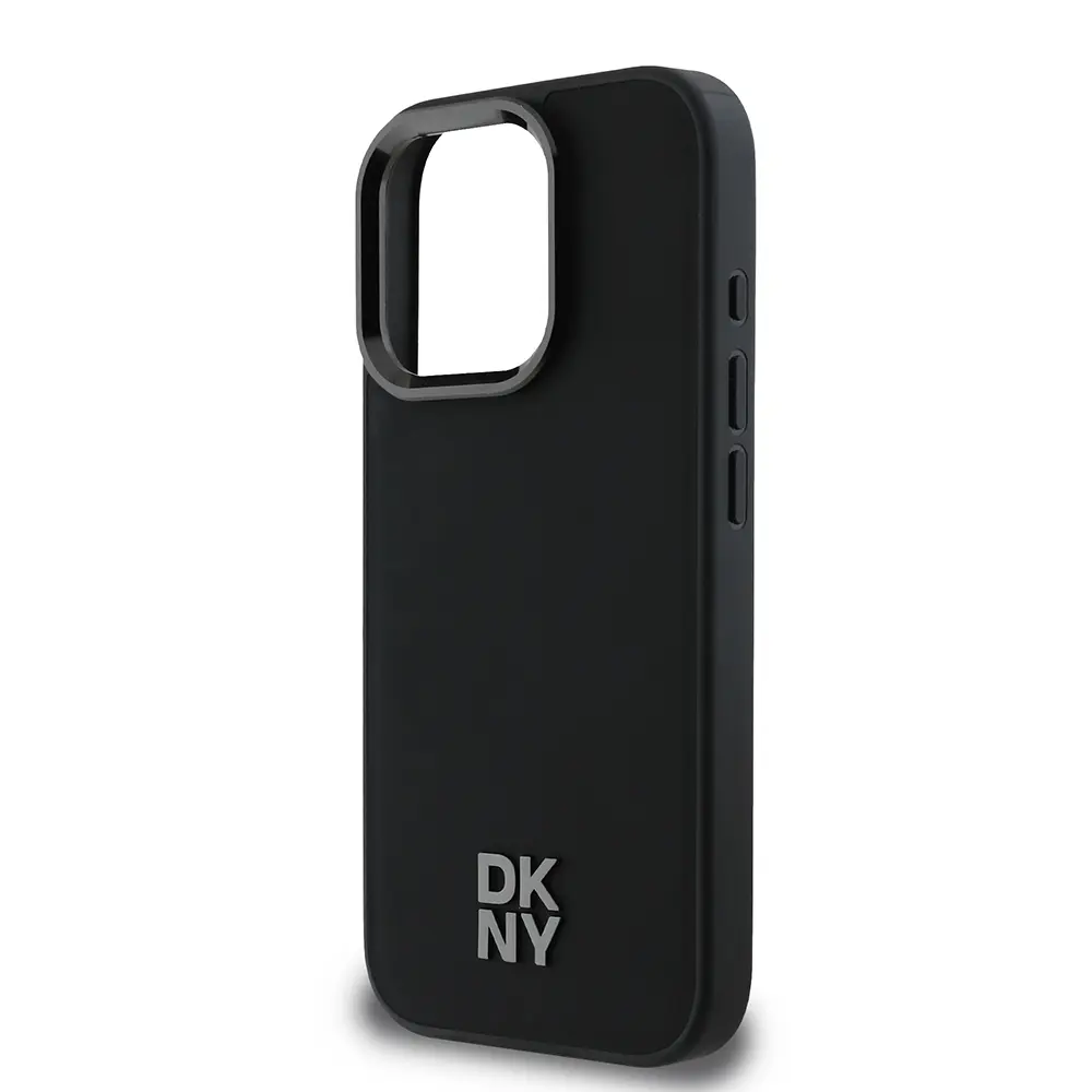 iPhone 16 Pro MagSafe Uyumlu PU Deri Kılıf - DKNY Plain