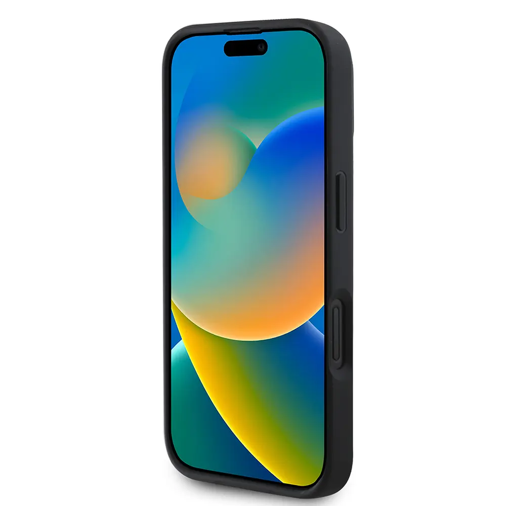 iPhone 16 Pro Kartlıklı Kılıf - DKNY Lisanslı Repeat Texture Pattern