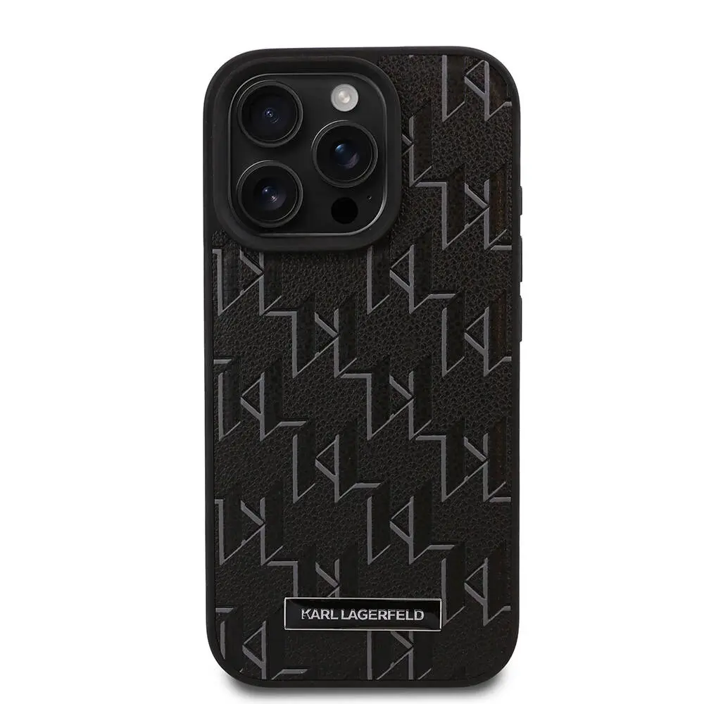 iPhone 16 Pro MagSafe Uyumlu Kılıf - Karl Lagerfeld KL Hot Stamp
