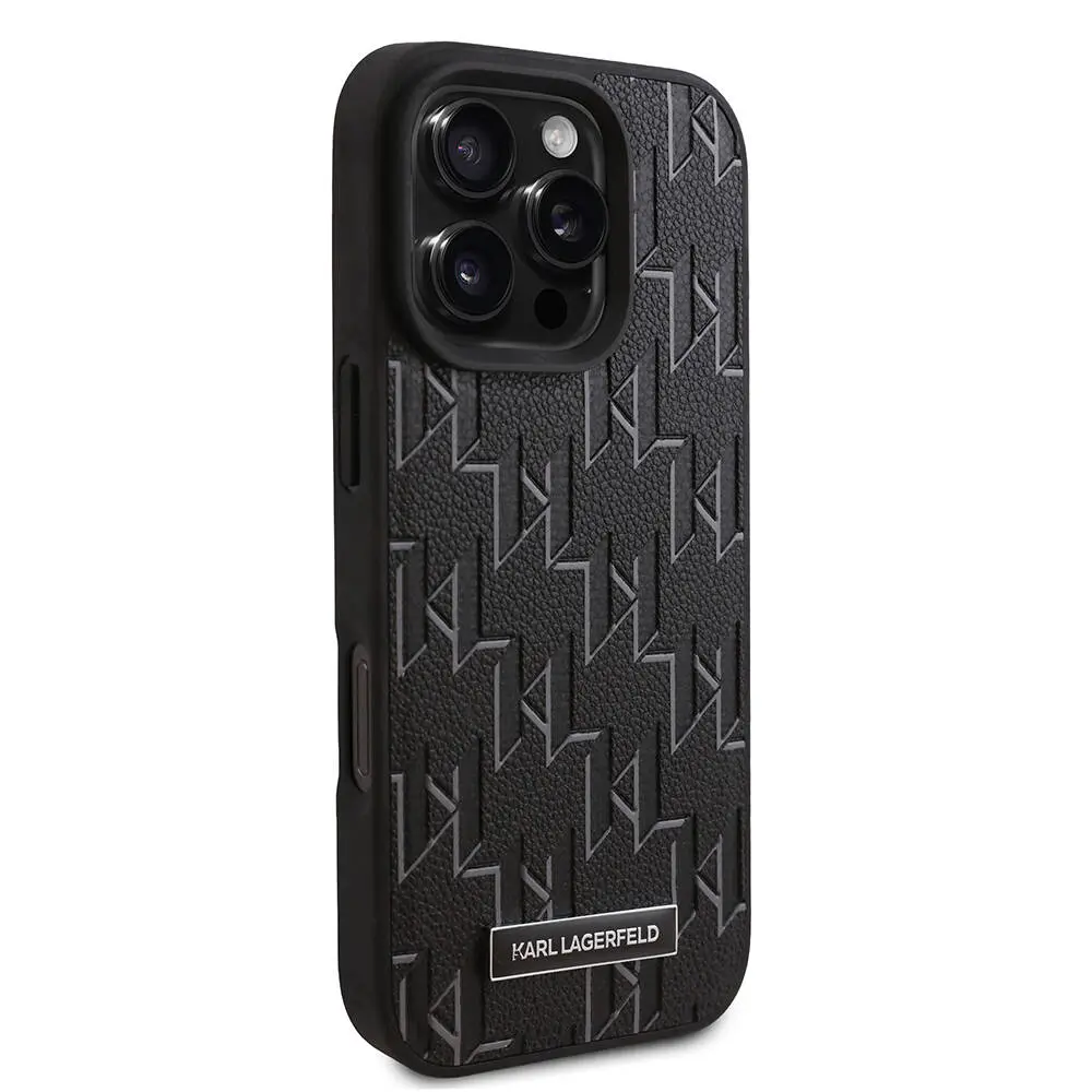 iPhone 16 Pro MagSafe Uyumlu Kılıf - Karl Lagerfeld KL Hot Stamp