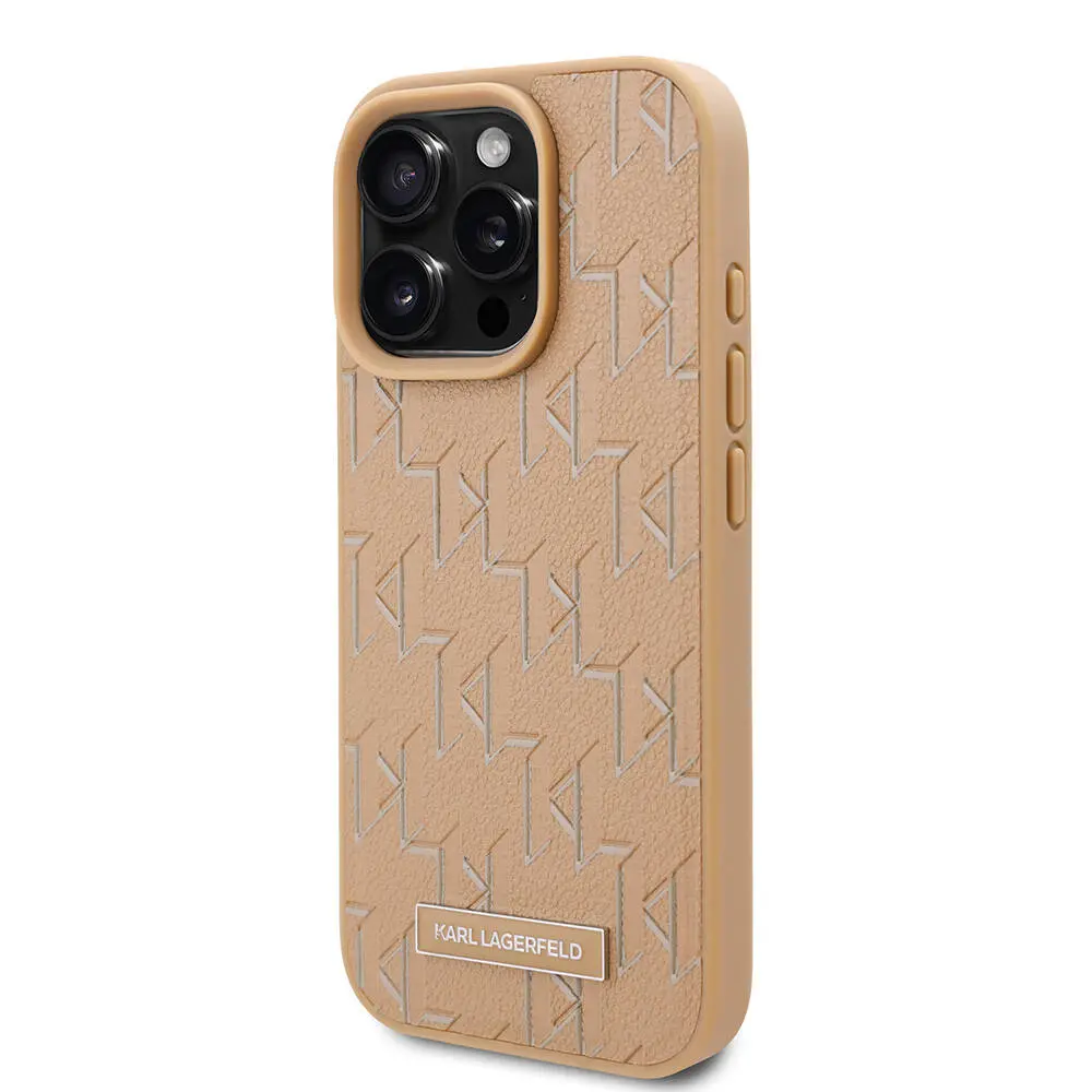 iPhone 16 Pro MagSafe Uyumlu Kılıf - Karl Lagerfeld KL Hot Stamp