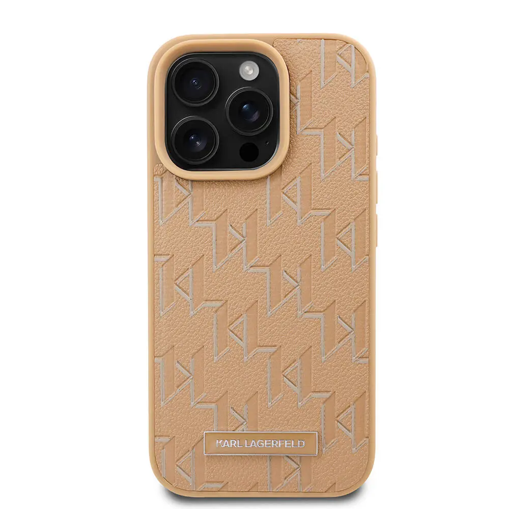 iPhone 16 Pro MagSafe Uyumlu Kılıf - Karl Lagerfeld KL Hot Stamp