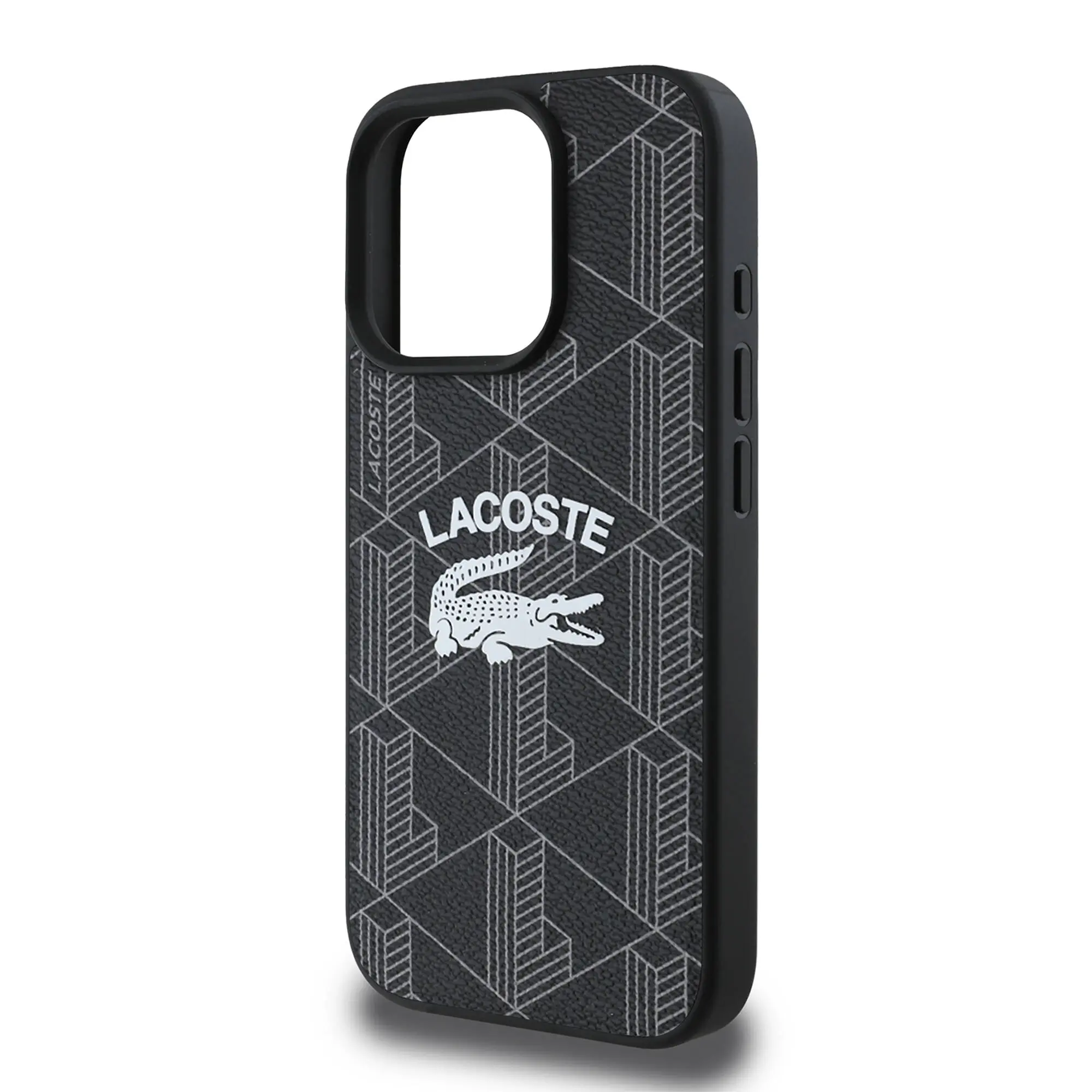 iPhone 16 Pro MagSafe Uyumlu Kılıf - Lacoste Mono Vintage Logo