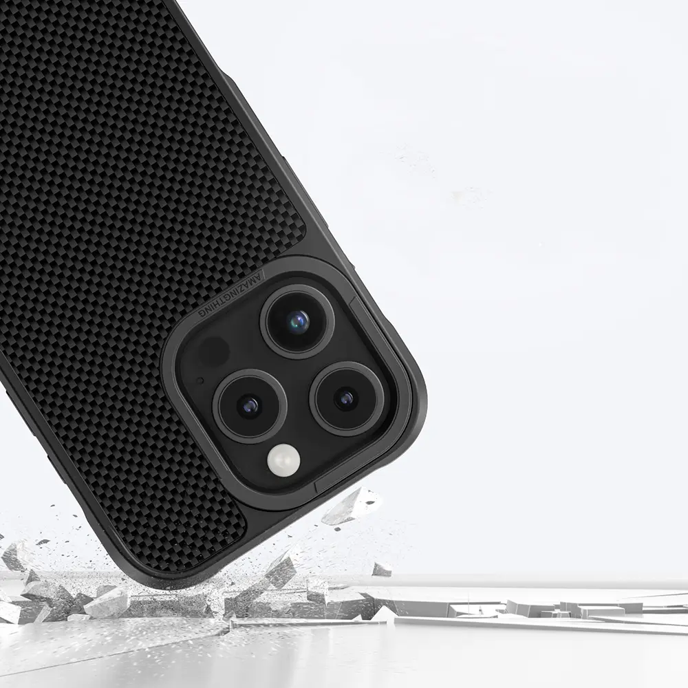 iPhone 16 Pro MagSafe Uyumlu Aramid Fiber Kılıf - Amazingthing Titan Max