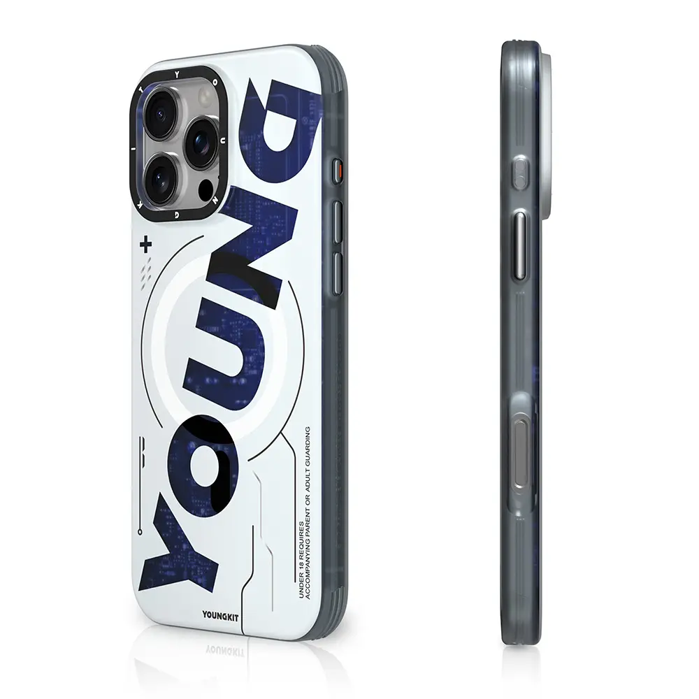 iPhone 16 Pro MagSafe Uyumlu Çift Katmanlı Kılıf - Youngkit Future