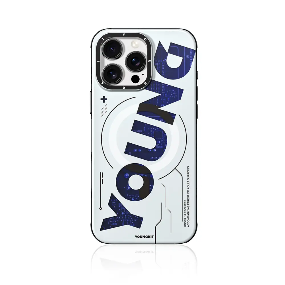 iPhone 16 Pro MagSafe Uyumlu Çift Katmanlı Kılıf - Youngkit Future