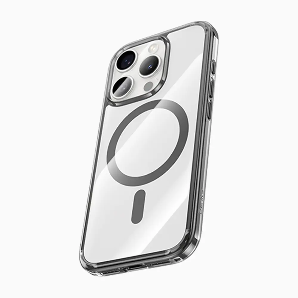 Apple iPhone 16 Pro Kılıf M-safe Şarj Özellikli Airbagli Şeffaf Benks LucentPro Serisi Kapak