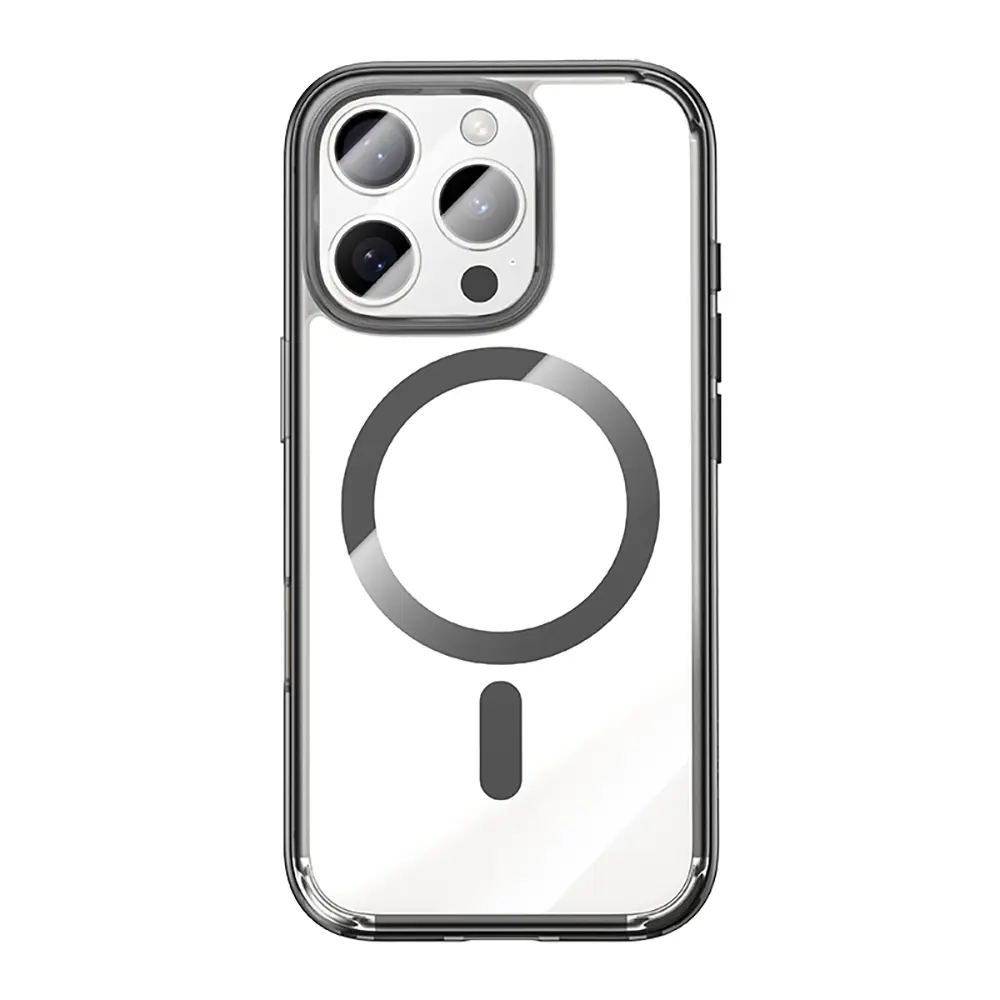 Apple iPhone 16 Pro Kılıf M-safe Şarj Özellikli Airbagli Şeffaf Benks LucentPro Serisi Kapak