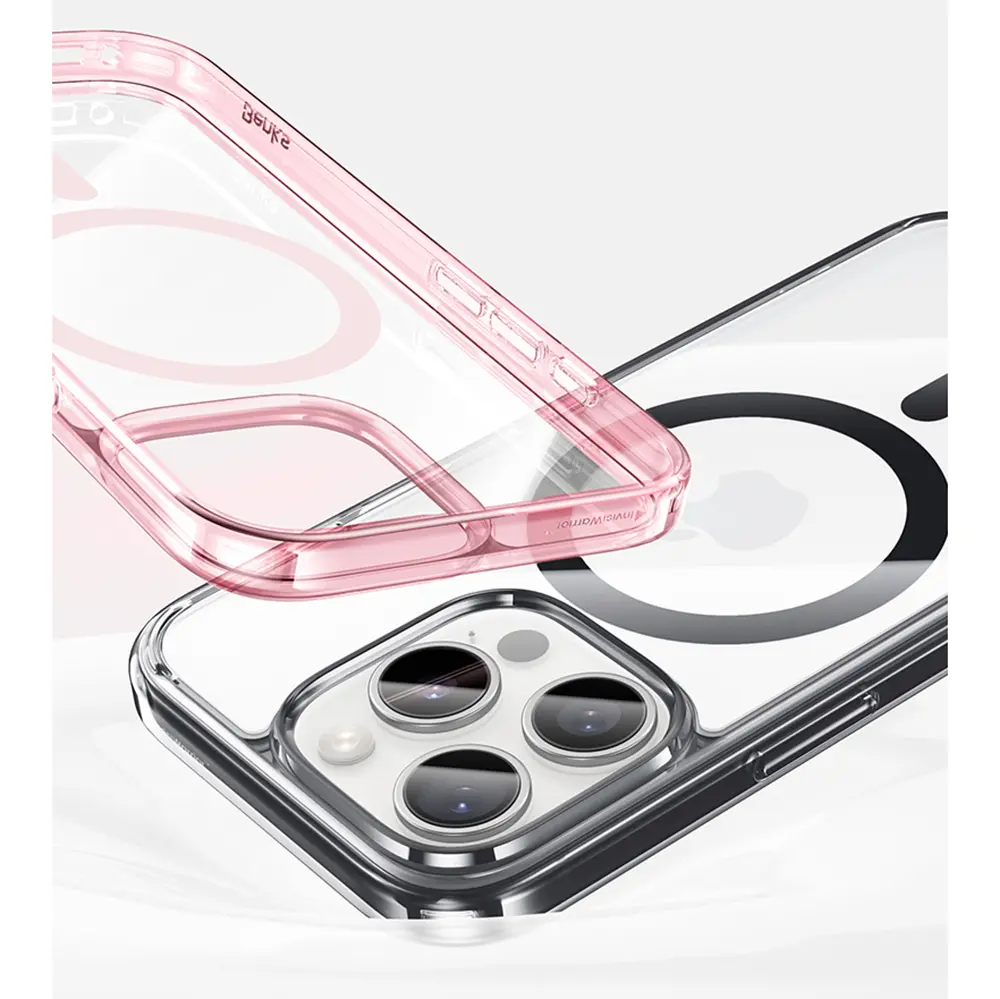 Apple iPhone 16 Pro Kılıf M-safe Şarj Özellikli Airbagli Şeffaf Benks LucentPro Serisi Kapak