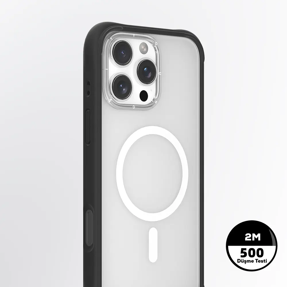 iPhone 16 Pro MagSafe Uyumlu Şeffaf Kılıf - Youngkit Dynamic 2