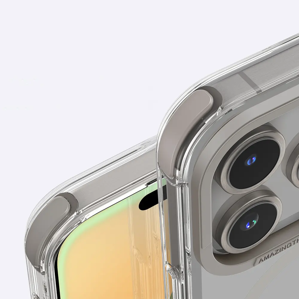iPhone 16 Pro MagSafe Uyumlu Şeffaf Kılıf - Amazingthing Omni