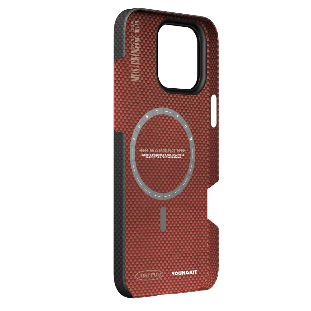 iPhone 16 Pro MagSafe Uyumlu Aramid Fiber Kılıf - Youngkit Extreme Wing