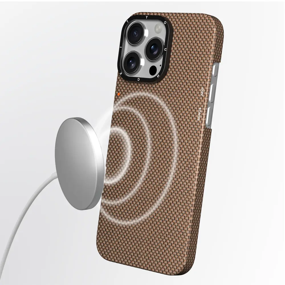 iPhone 16 Pro MagSafe Uyumlu Aramid Fiber Kılıf - Youngkit 1500D Extreme Wing