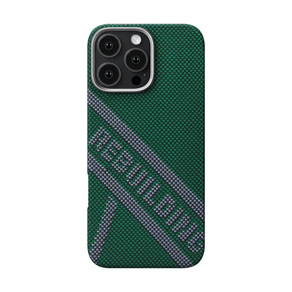 iPhone 16 Pro MagSafe Uyumlu Aramid Fiber Kılıf - Pitaka Tactile Woven Rebuilding
