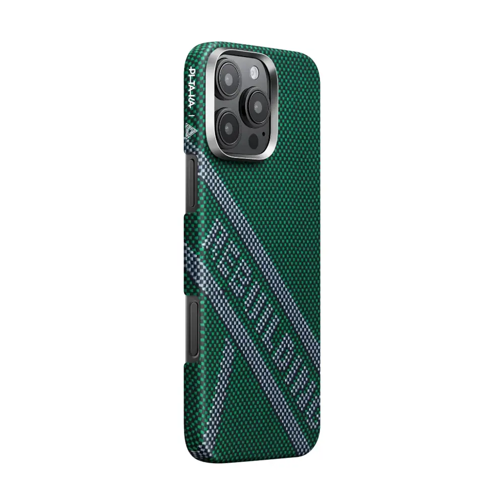 iPhone 16 Pro MagSafe Uyumlu Aramid Fiber Kılıf - Pitaka Tactile Woven Rebuilding
