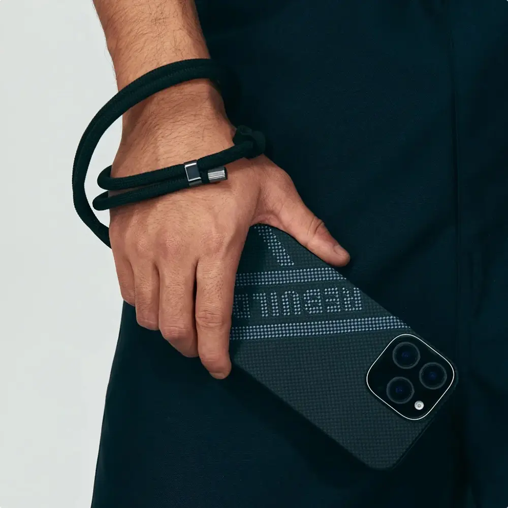 iPhone 16 Pro MagSafe Uyumlu Aramid Fiber Kılıf - Pitaka Tactile Woven Rebuilding