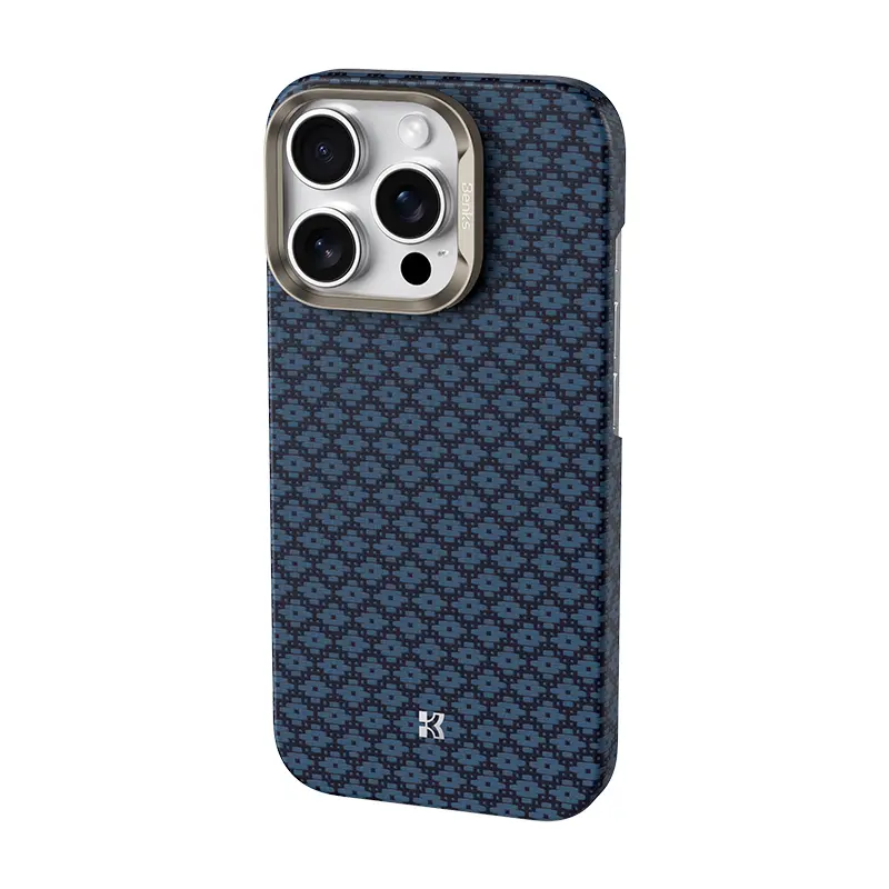 iPhone 16 Pro MagSafe Uyumlu Kevlar Karbon Kılıf - Benks ArmorAir ArmorGrid
