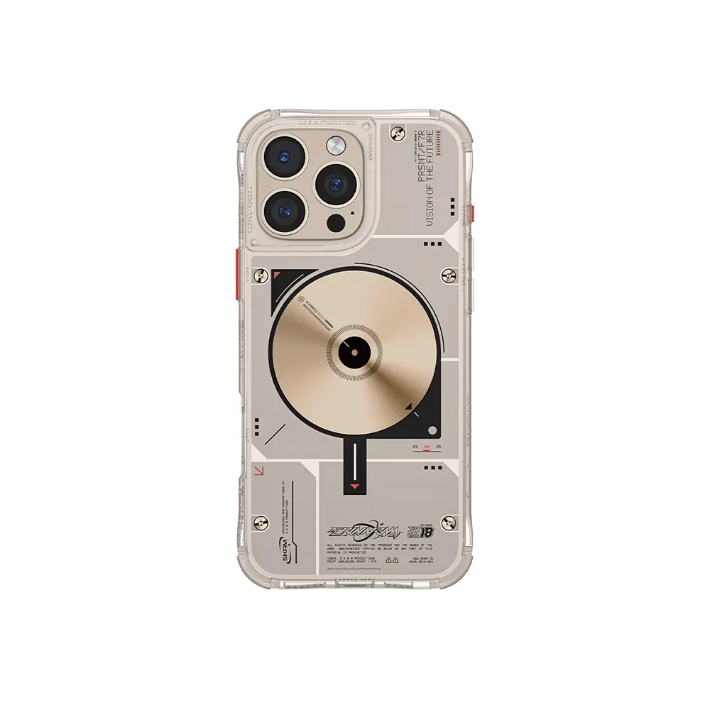 iPhone 16 Pro MagSafe Uyumlu Disk Desenli Kılıf - Skinarma Nova