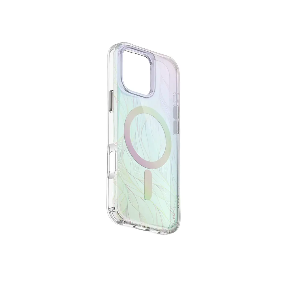 iPhone 16 Pro MagSafe Uyumlu Holografik Şeffaf Kılıf - Coehl Willow