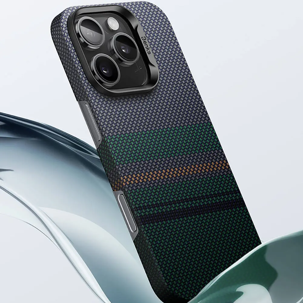 iPhone 16 Pro MagSafe Uyumlu Kevlar Kılıf - Benks Aurora ArmorAir