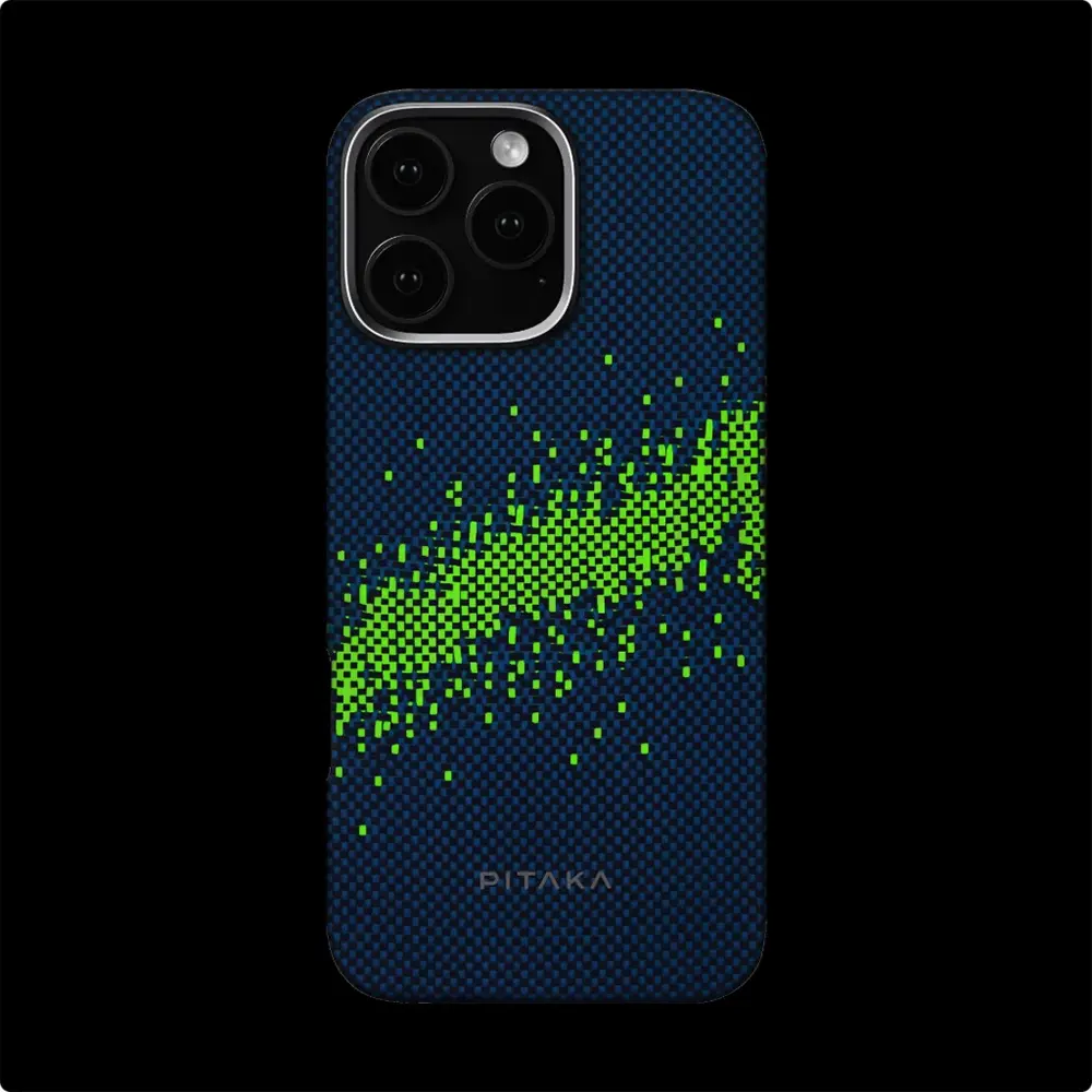 iPhone 16 Pro MagSafe Uyumlu Aramid Fiber Kılıf - Pitaka Tactile Woven Starpeak