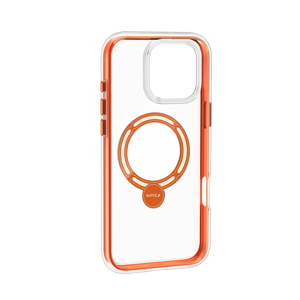 iPhone 16 Pro MagSafe Uyumlu 360° Standlı Şeffaf Kılıf - Raptic AirJoy