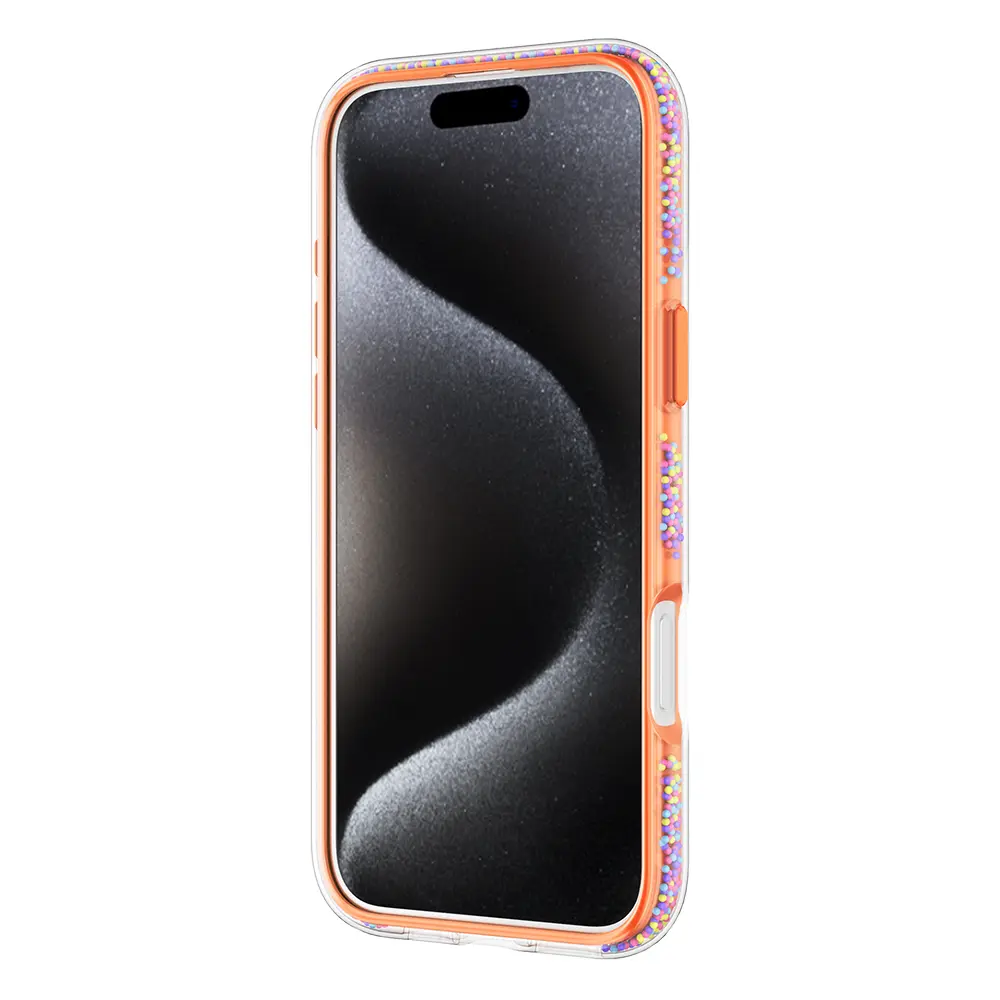 iPhone 16 Pro MagSafe Uyumlu Şeffaf Kılıf - Raptic AirJoy Boncuk Tasarım