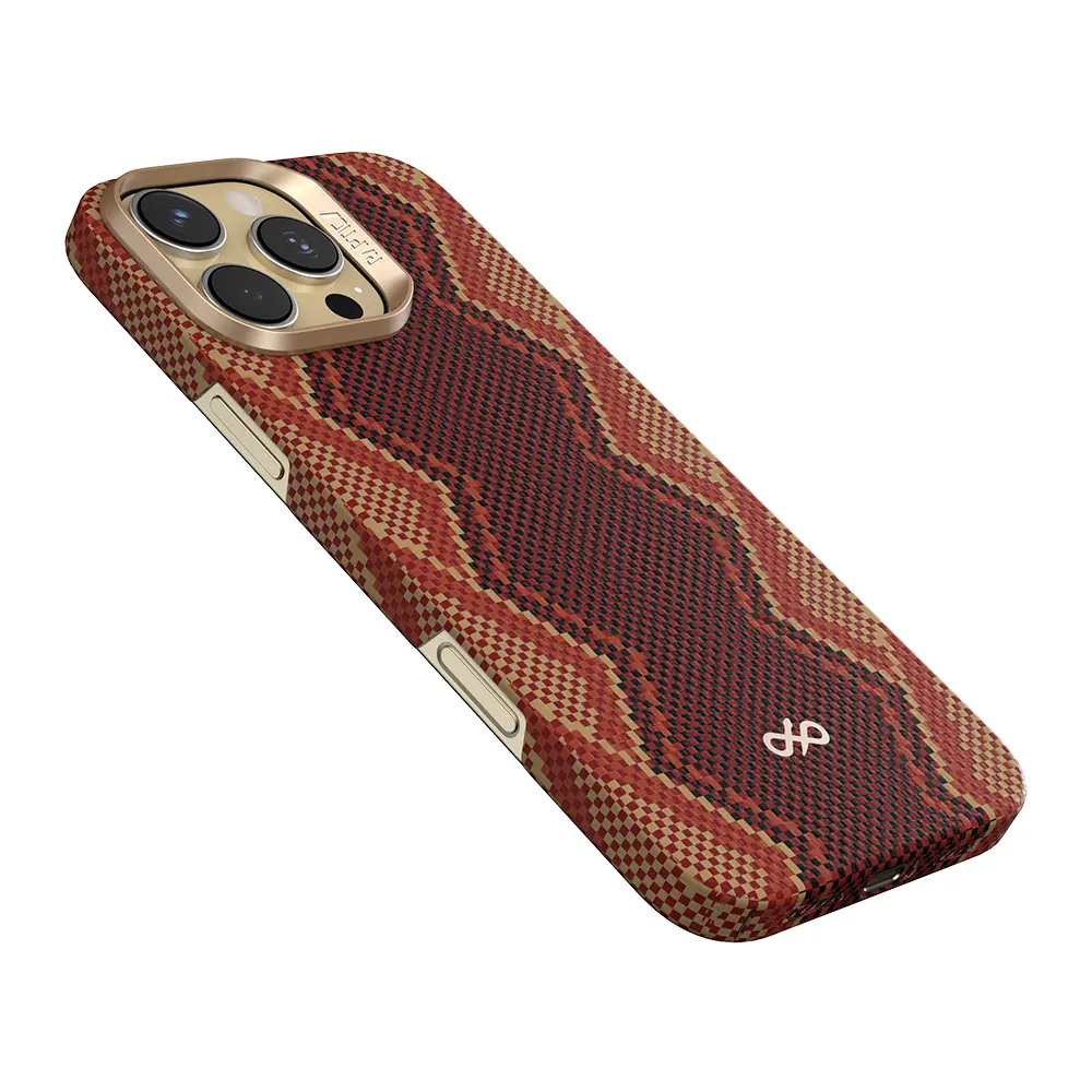 iPhone 16 Pro MagSafe Uyumlu Aramid Fiber Kılıf - Raptic Aramid Skin Bionic