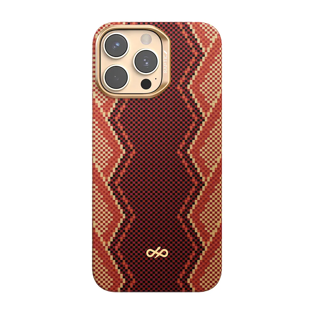 iPhone 16 Pro MagSafe Uyumlu Aramid Fiber Kılıf - Raptic Aramid Skin Bionic