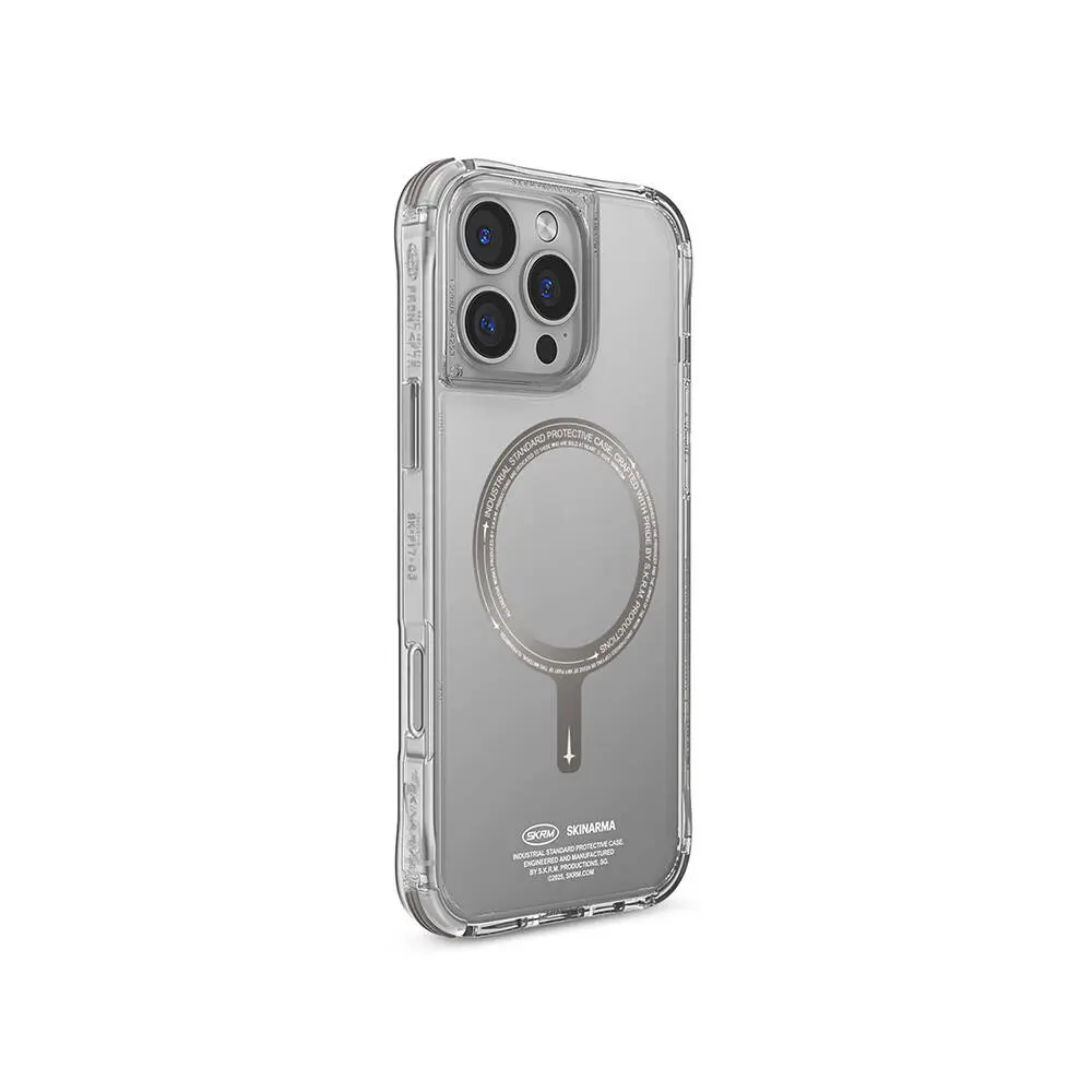 iPhone 16 Pro MagSafe Uyumlu Şeffaf Kılıf - Skinarma Saido Prime
