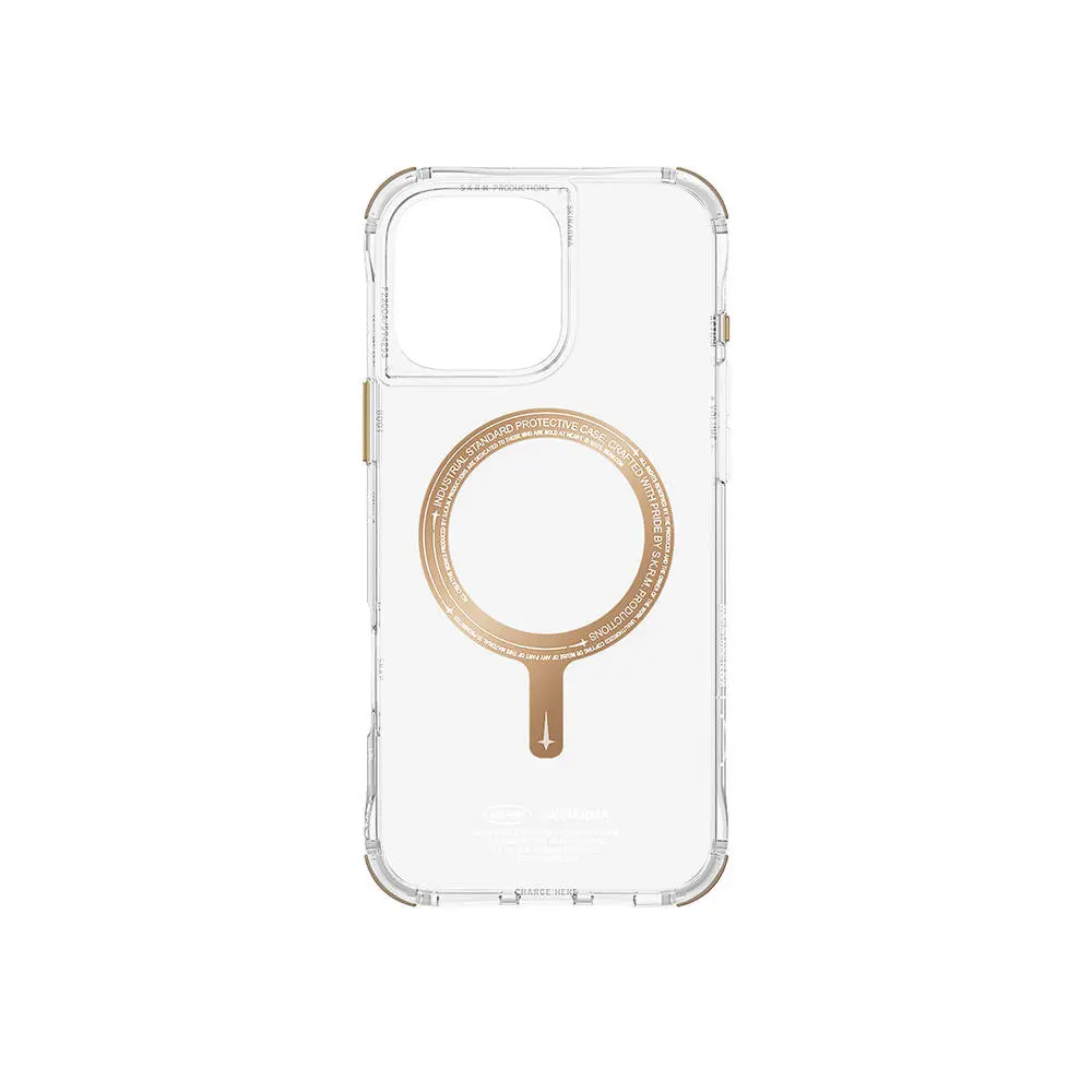 iPhone 16 Pro MagSafe Uyumlu Şeffaf Kılıf - Skinarma Saido Prime