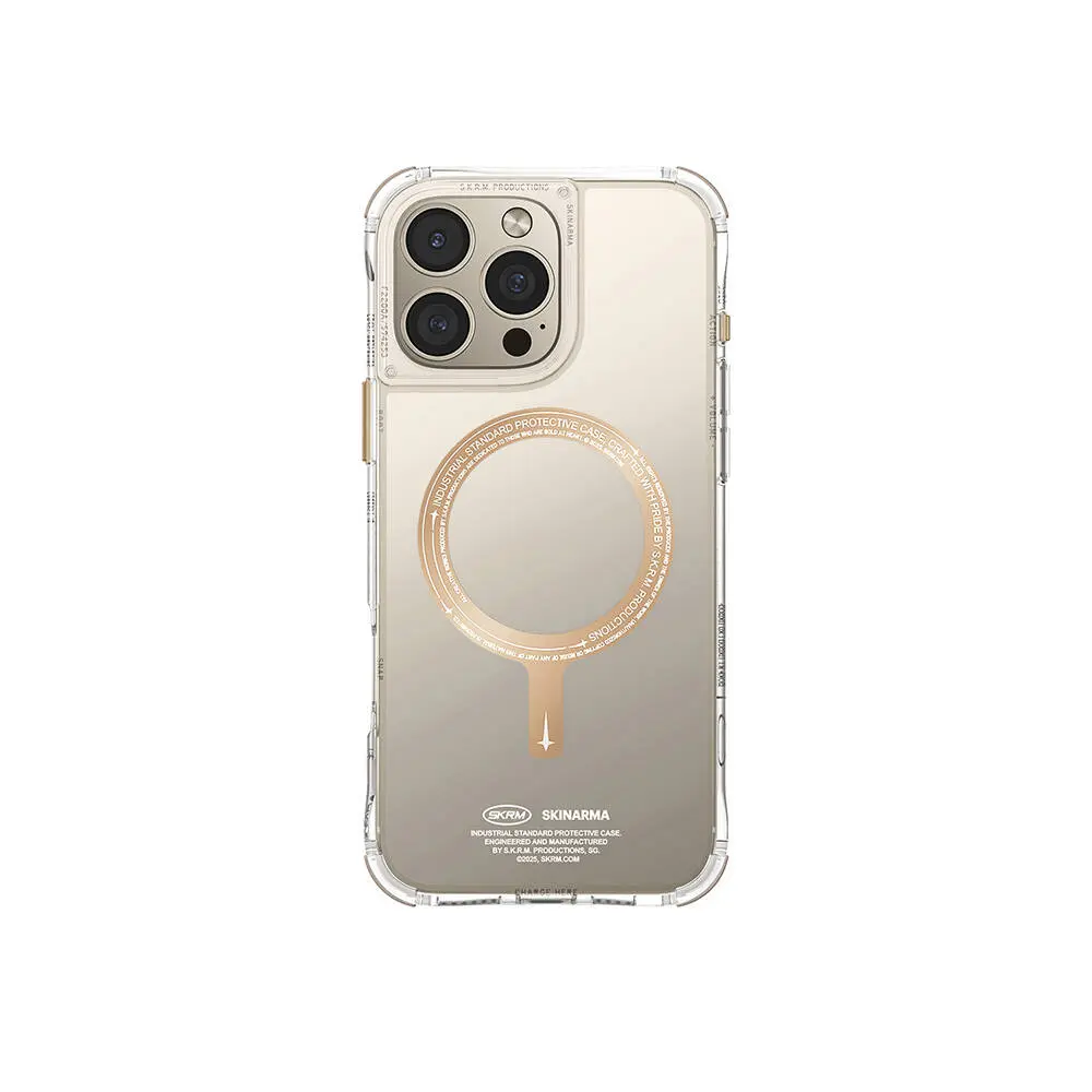 iPhone 16 Pro MagSafe Uyumlu Şeffaf Kılıf - Skinarma Saido Prime