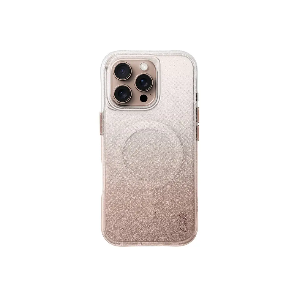 iPhone 16 Pro MagSafe Uyumlu Simli Kılıf, Askı İpli - Coehl Lumino