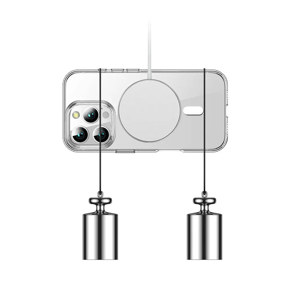 iPhone 16 Pro MagSafe Uyumlu Şeffaf Sert Kılıf - Wlons Pita