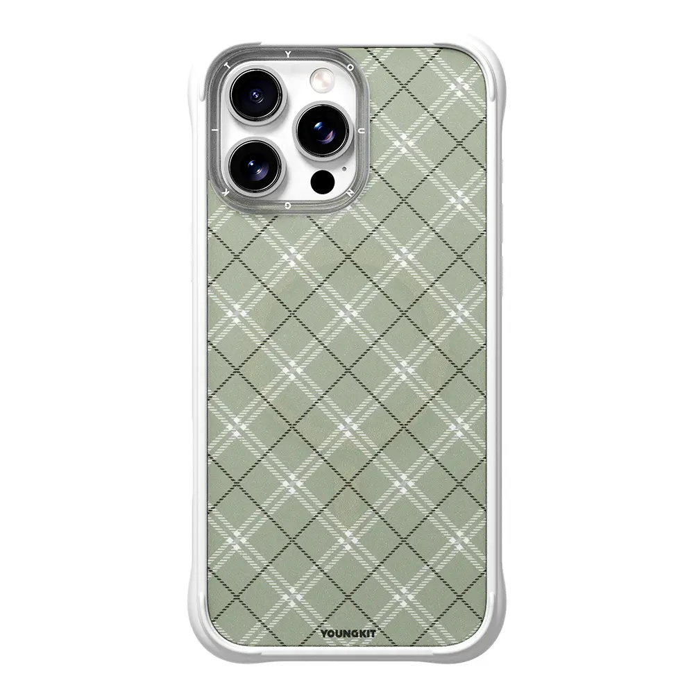 iPhone 16 Pro MagSafe Uyumlu Kılıf - Youngkit Argyle Serisi