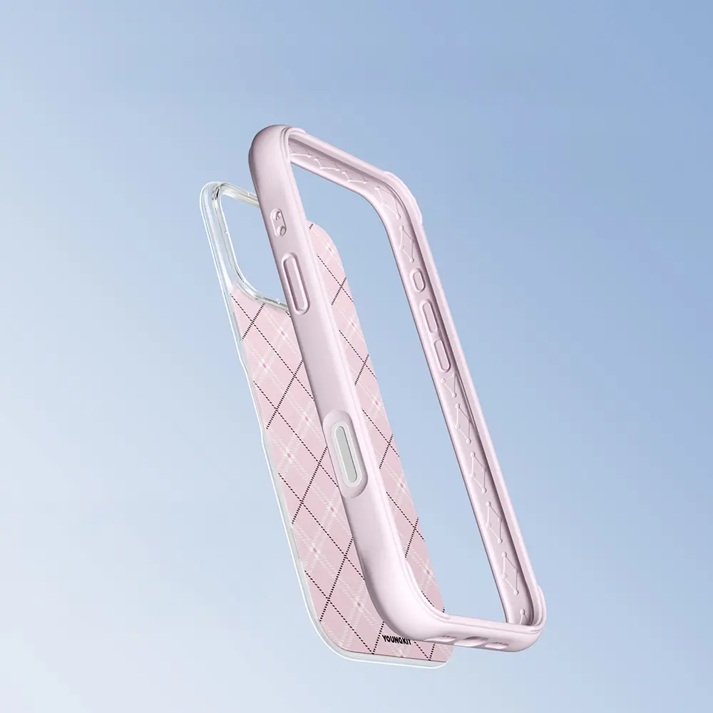 iPhone 16 Pro MagSafe Uyumlu Kılıf - Youngkit Argyle Serisi