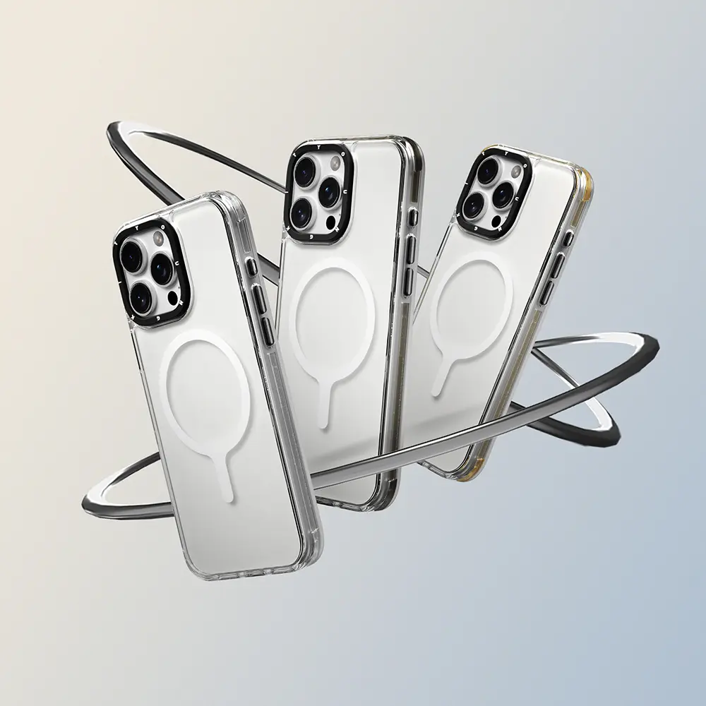 iPhone 16 Pro MagSafe Uyumlu Şeffaf Kılıf - YoungKit Crystal Color