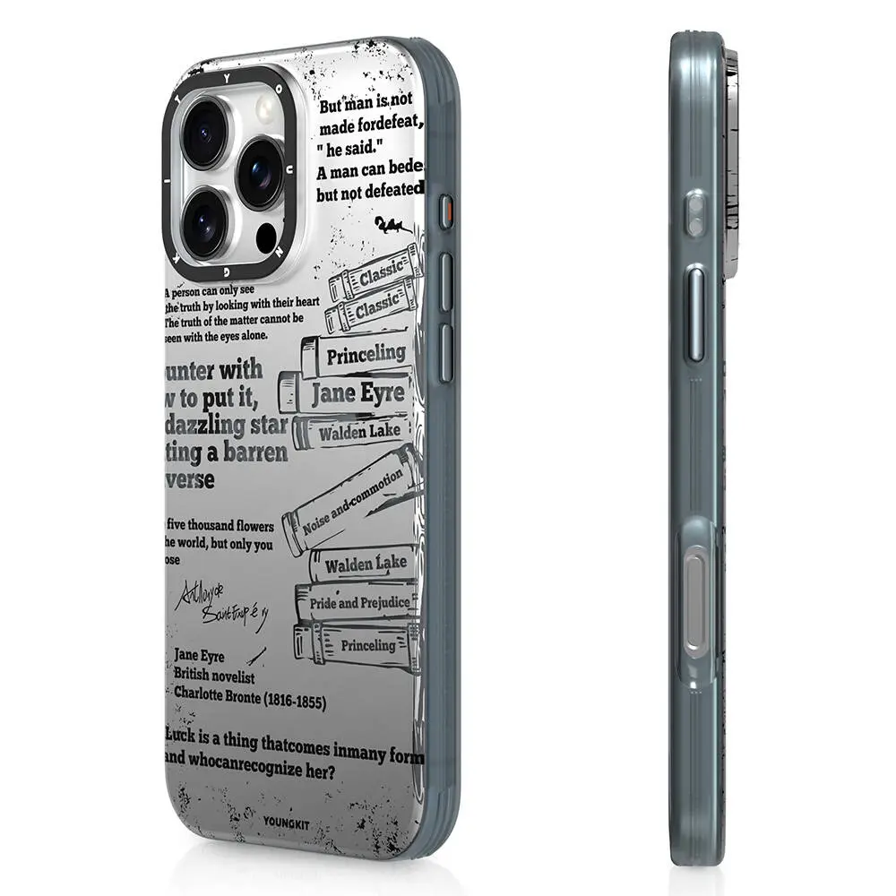 iPhone 16 Pro MagSafe Uyumlu Kılıf - Youngkit Literary Classic