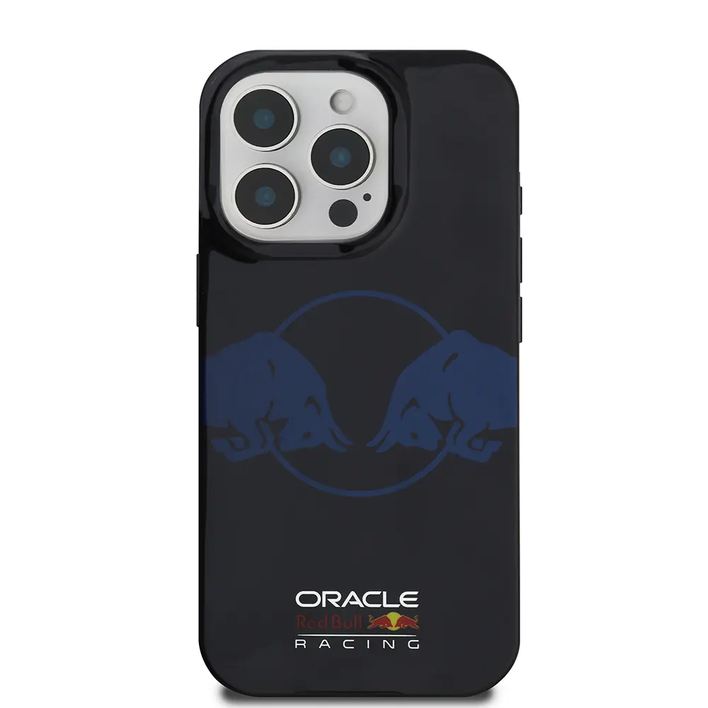 iPhone 16 Pro MagSafe Uyumlu Sert PC Kılıf - Redbull Çift Boğa Baskılı