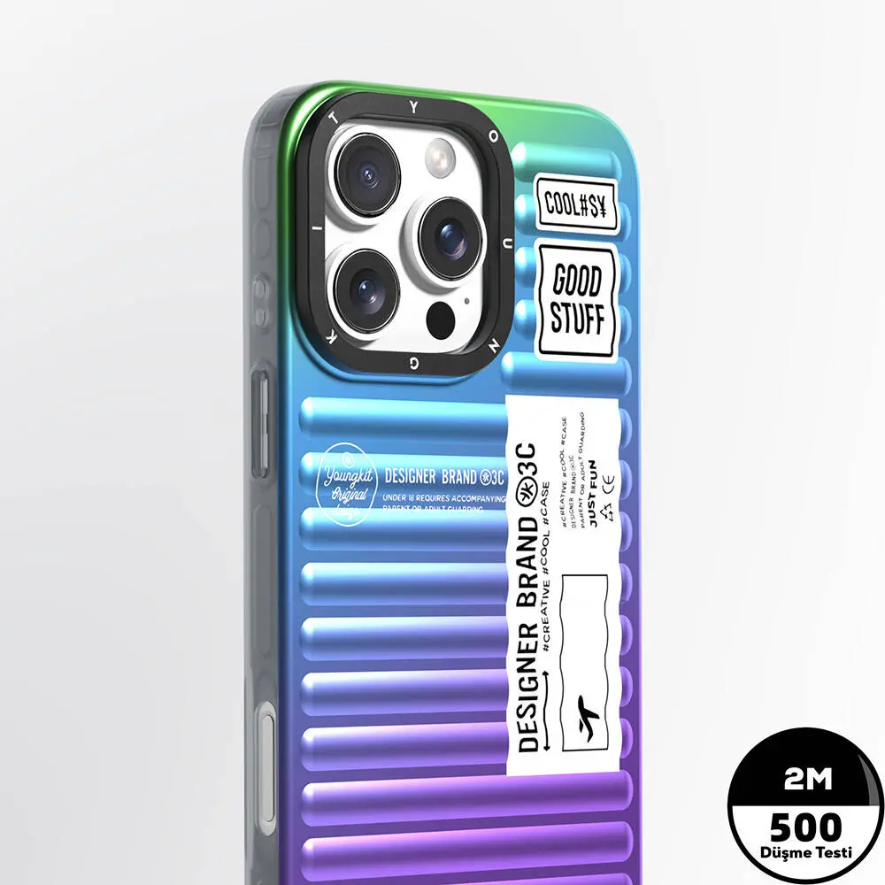 iPhone 16 Pro Kılıf, Renk Geçişli Tasarım - YoungKit The Secret Color