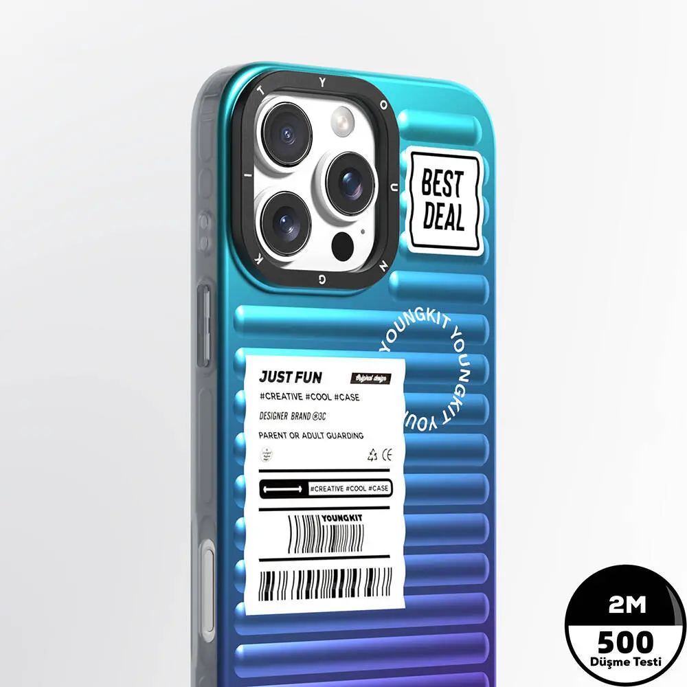 iPhone 16 Pro Kılıf, Renk Geçişli Tasarım - YoungKit The Secret Color