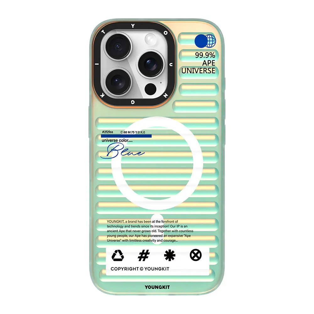 iPhone 16 Pro Max MagSafe Uyumlu Renk Değiştiren Kılıf - Youngkit Chameleon
