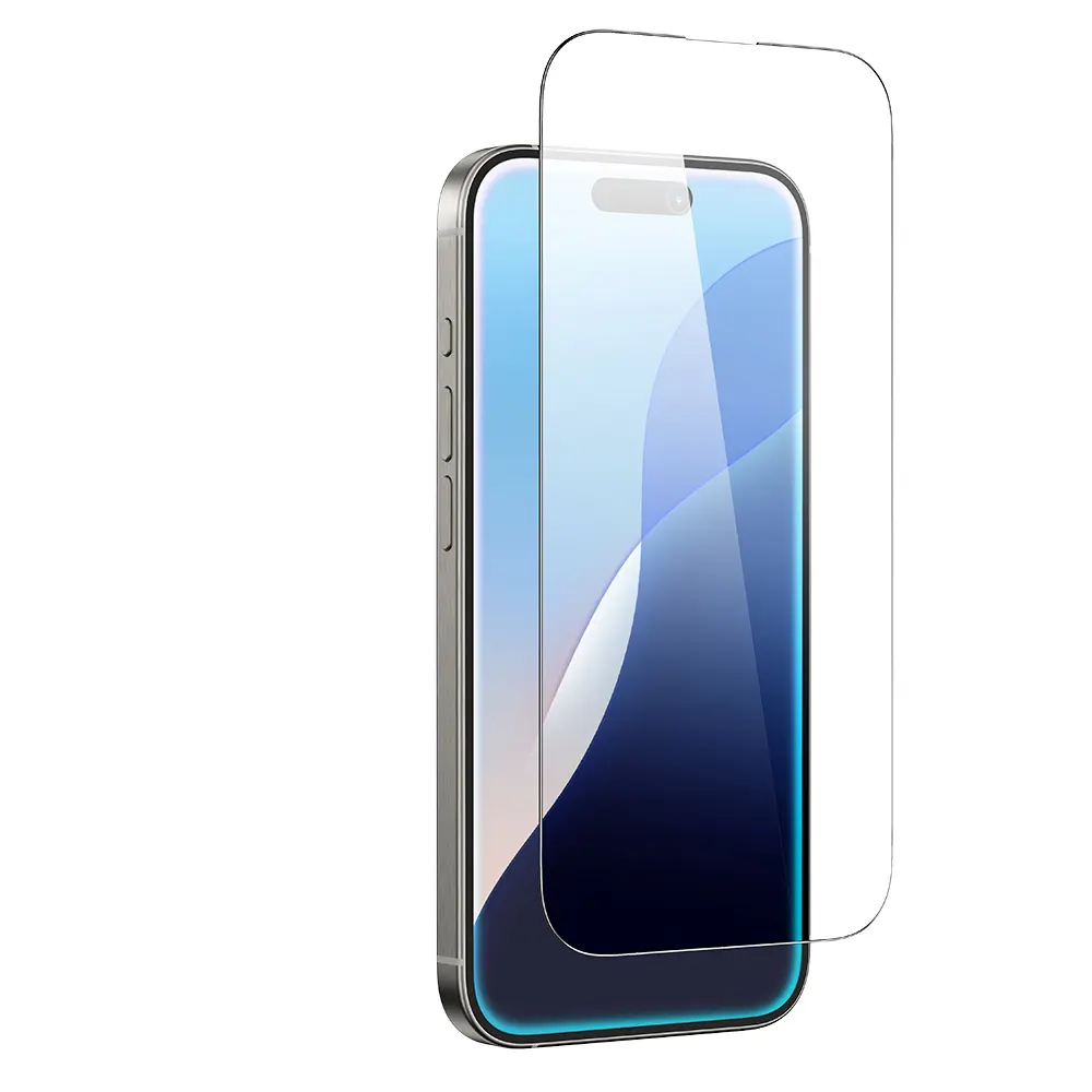 iPhone 16 Pro Max Parmak İzi Bırakmayan Temperli Cam Ekran Koruyucu - Amazingthing Radix