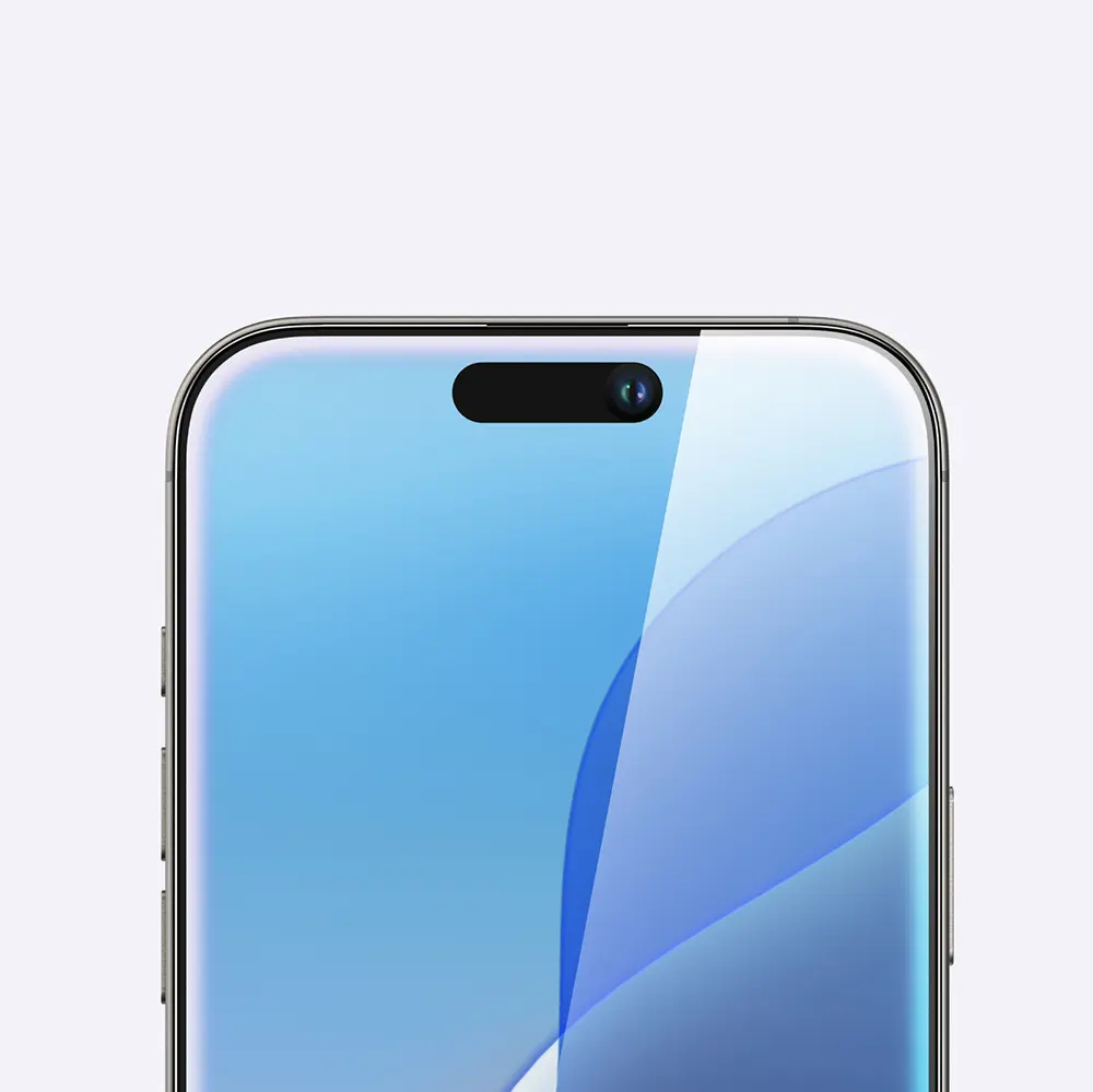 iPhone 16 Pro Max Parmak İzi Bırakmayan Temperli Cam Ekran Koruyucu - Amazingthing Radix