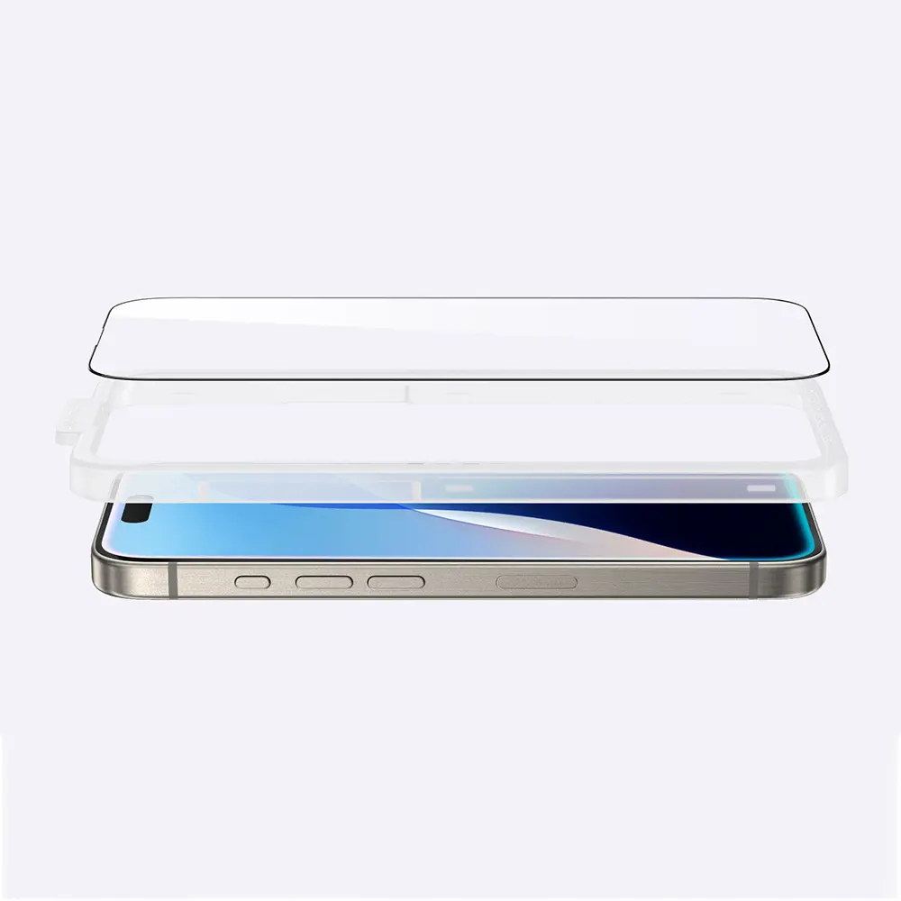 iPhone 16 Pro Max Parmak İzi Bırakmayan Temperli Cam Ekran Koruyucu - Amazingthing Radix